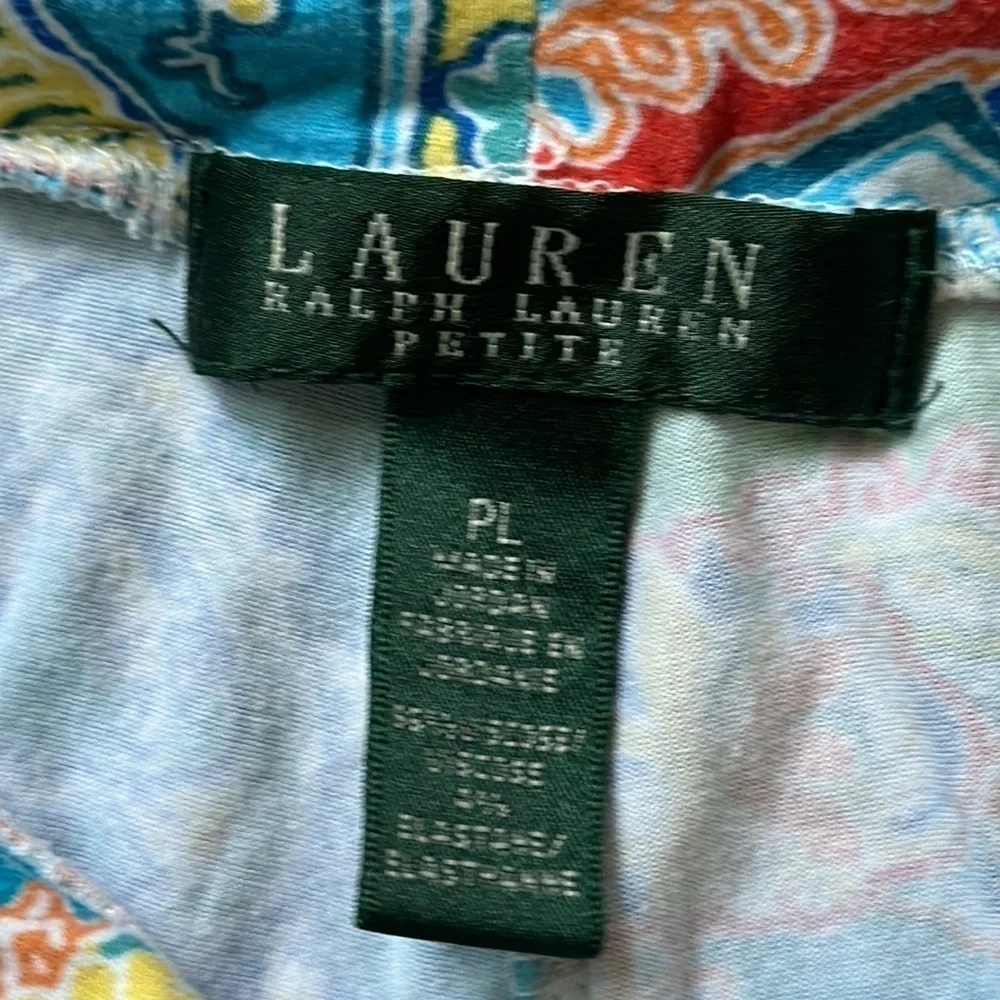 Lauren Ralph Lauren pajama pants online multicolored bohemian petite large - Picture 3 of 9